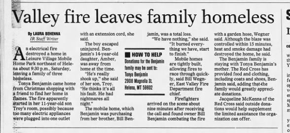 Clipping from The Independent-Record